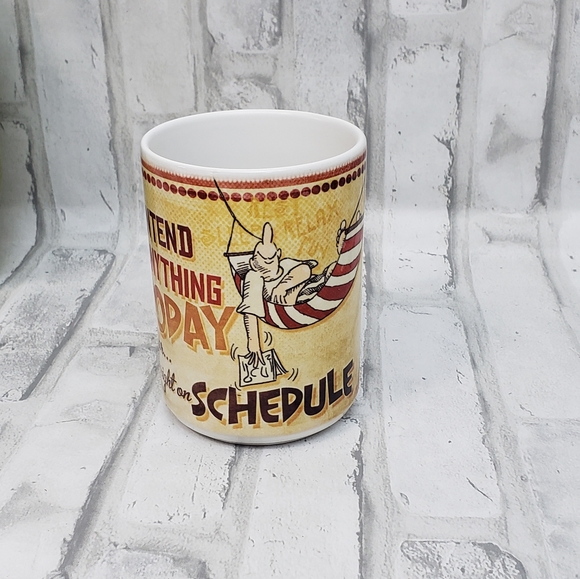 NIB Highland Graphic Mug I Don't Intend On Doing Anything Today... - Picture 2 of 9